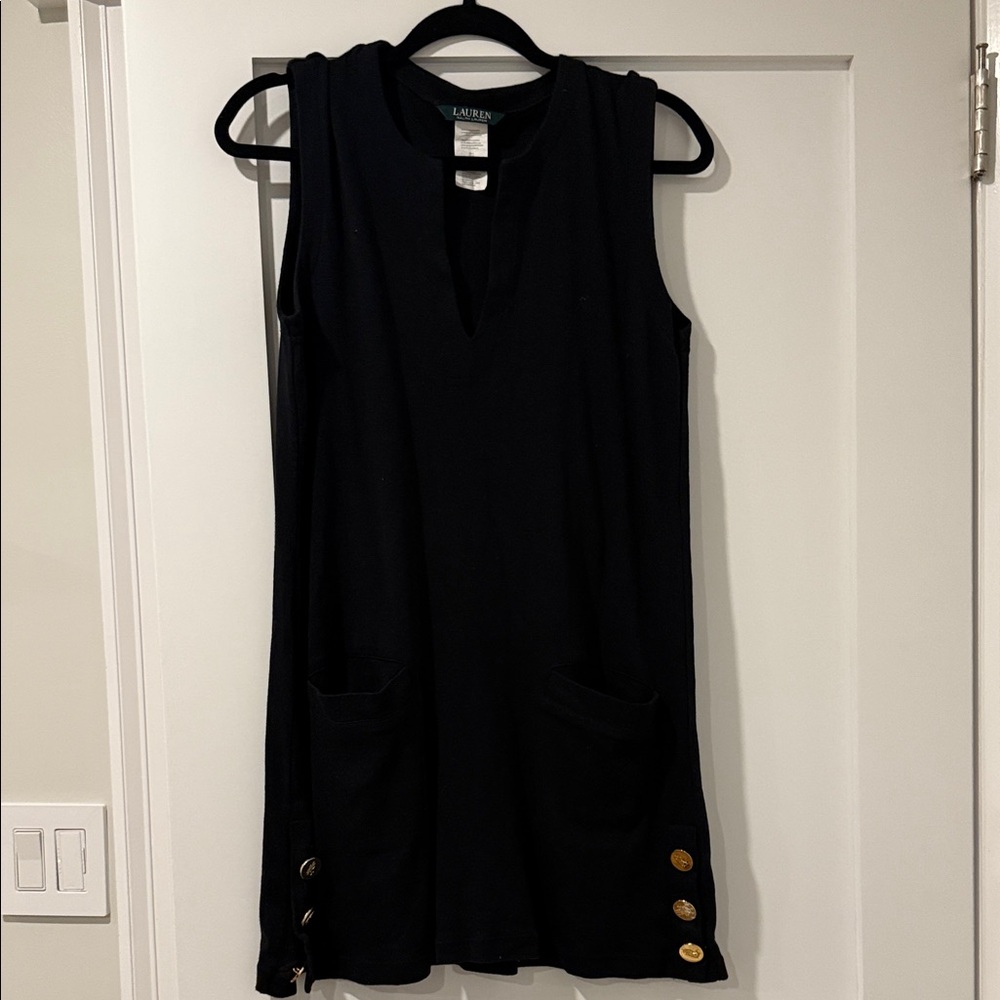 Ralph Lauren Midnight Black Dress with Pockets
